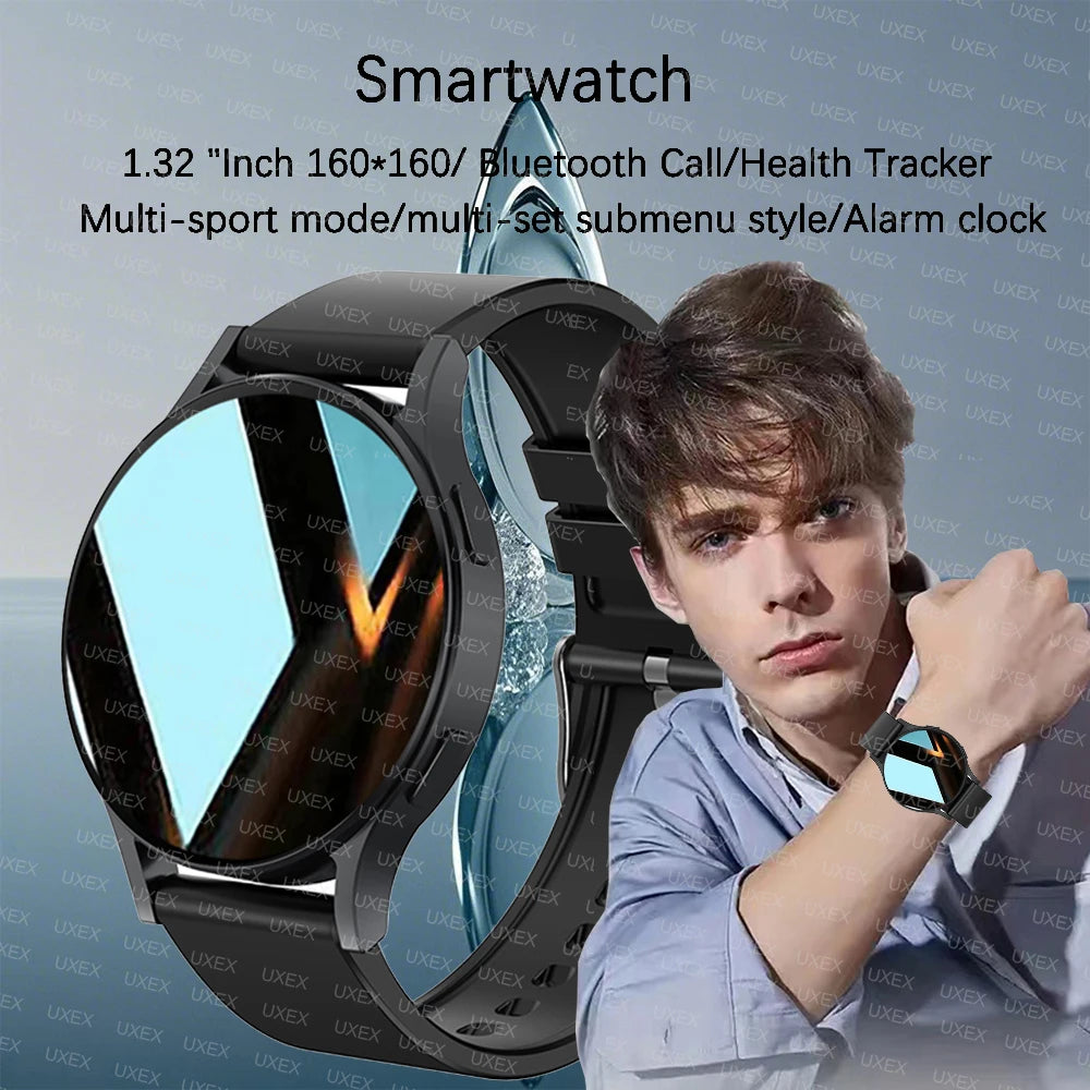 Fashion Smart Watch Plus 1.32" Screen For Men's And Women's Bluetooth Call Arterial Pressure Blood Oxygen Business Watches 2025