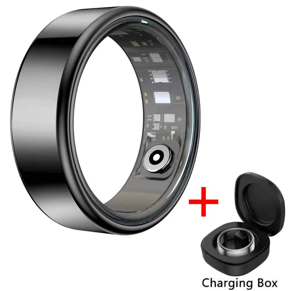 For Xiaomi Smart Ring 2025 Men Women Health Heart Rate Blood Oxygen Monitor Smartring IP68 & 5ATM Waterproof, Multi-sport Mode