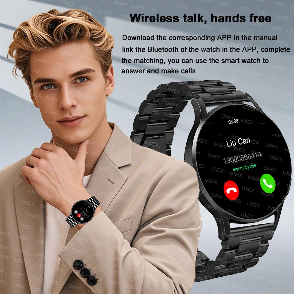 Fashion Smart Watch Plus 1.32" Screen For Men's And Women's Bluetooth Call Arterial Pressure Blood Oxygen Business Watches 2025