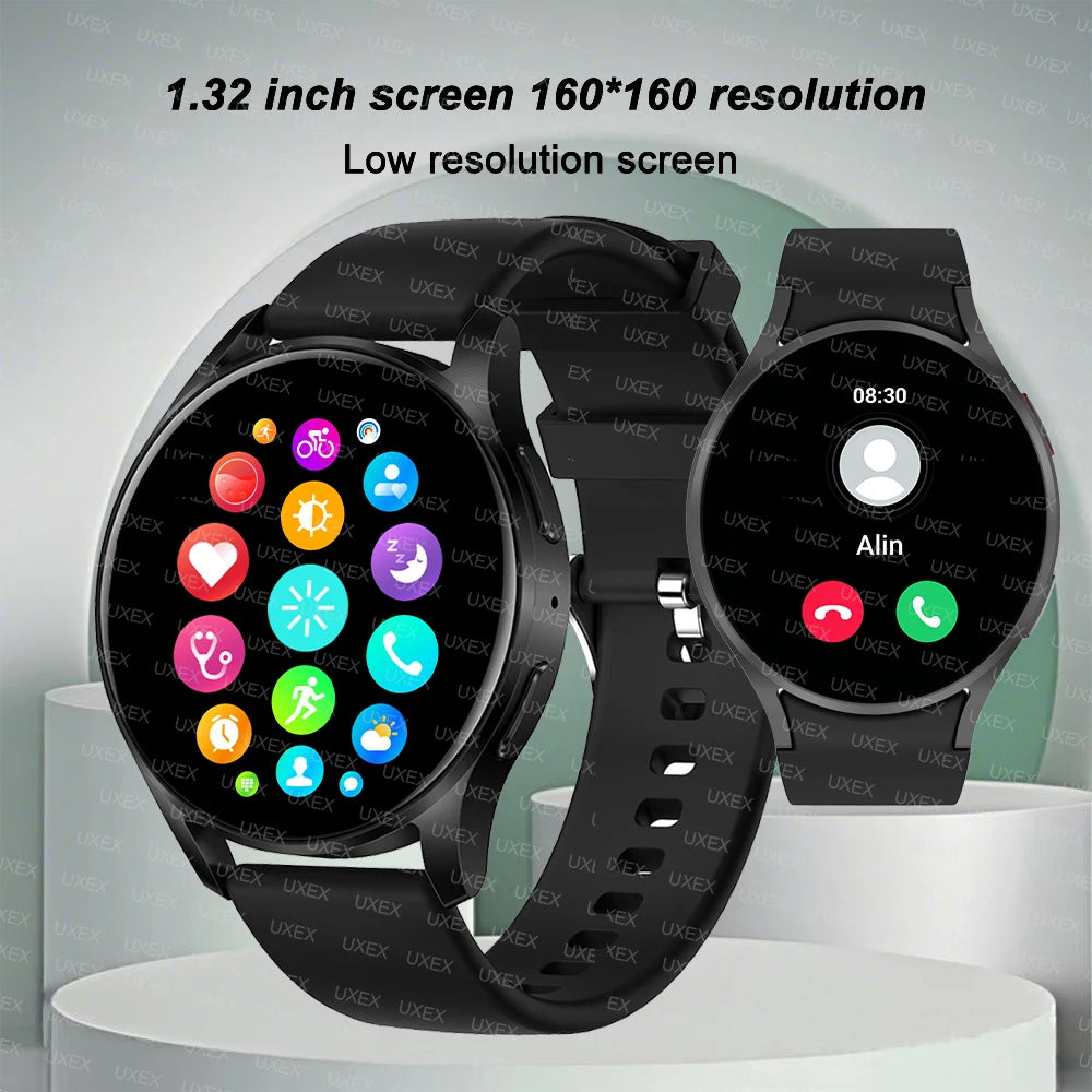 Fashion Smart Watch Plus 1.32" Screen For Men's And Women's Bluetooth Call Arterial Pressure Blood Oxygen Business Watches 2025