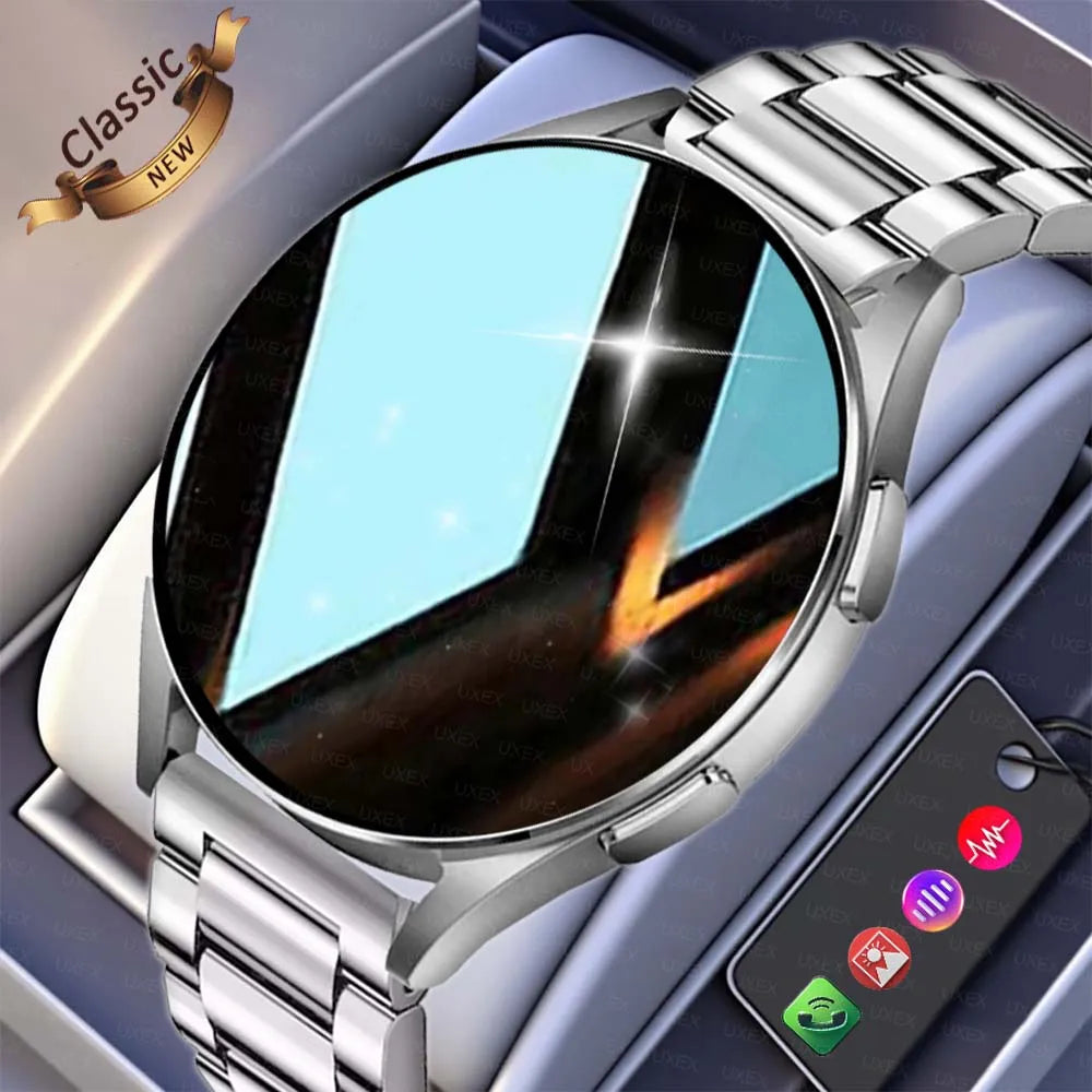 Fashion Smart Watch Plus 1.32" Screen For Men's And Women's Bluetooth Call Arterial Pressure Blood Oxygen Business Watches 2025