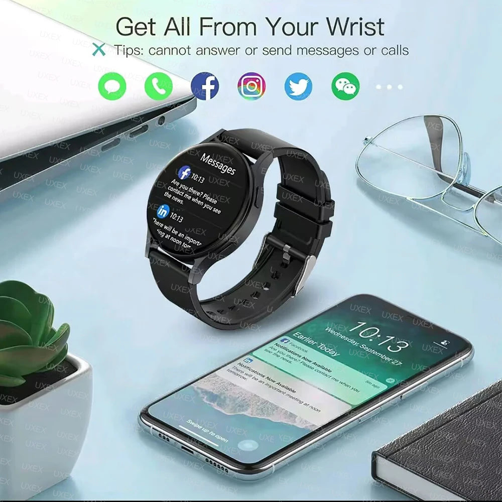 Fashion Smart Watch Plus 1.32" Screen For Men's And Women's Bluetooth Call Arterial Pressure Blood Oxygen Business Watches 2025