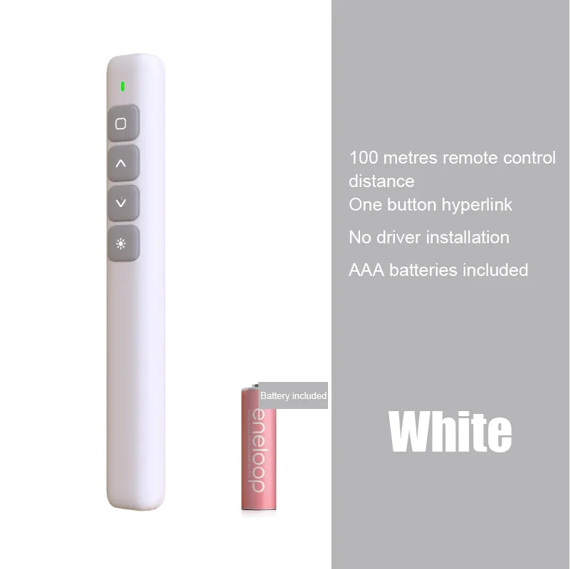 New Whiteboard Remote Control Pen PPT Page Turner Multimedia Electronic Infrared Page Turner for Speech Teacher Presenter