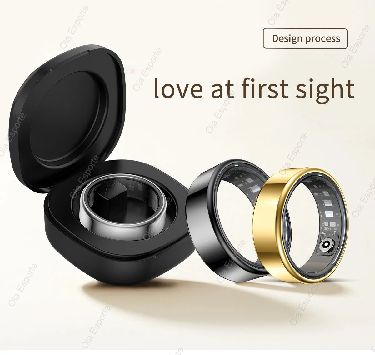 For Xiaomi Smart Ring 2025 Men Women Health Heart Rate Blood Oxygen Monitor Smartring IP68 & 5ATM Waterproof, Multi-sport Mode