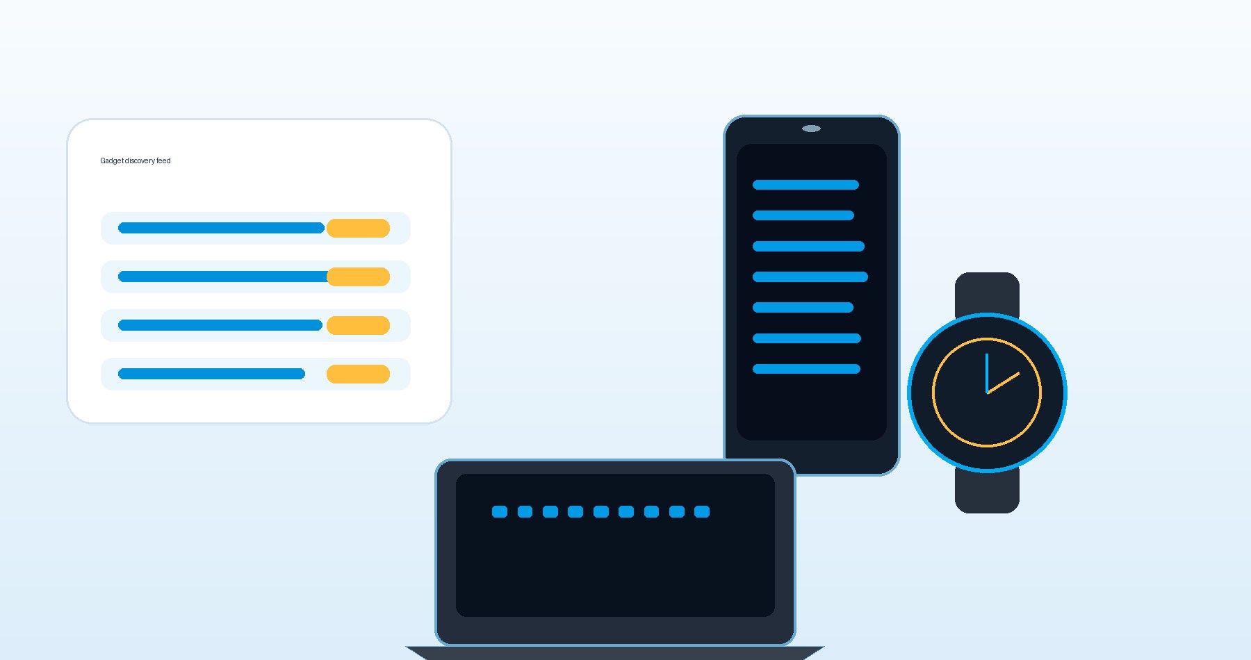 Gadget discovery interface