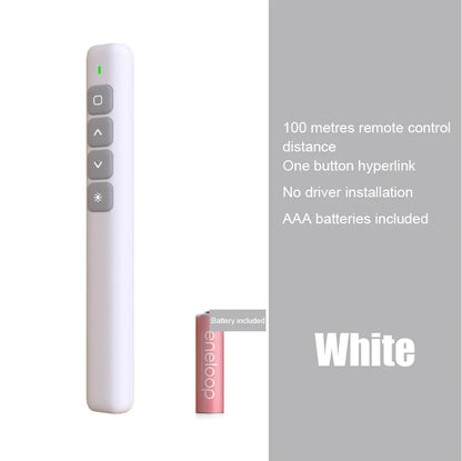 New Whiteboard Remote Control Pen PPT Page Turner Multimedia Electronic Infrared Page Turner for Speech Teacher Presenter