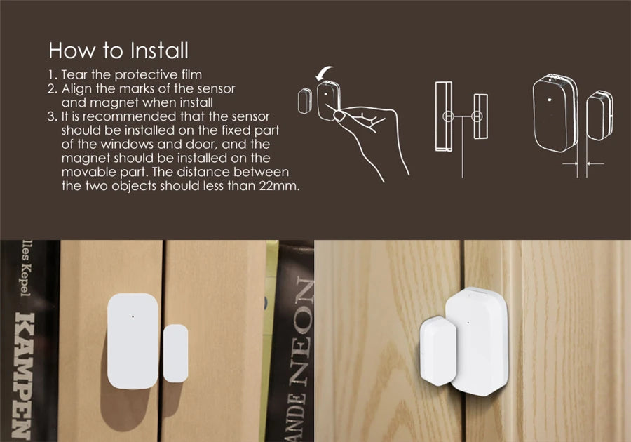 Aqara Door Window Sensor Zigbee Wireless Connection Alarm Smart Mini Door Sensor Work With Aqara Gateway Mi Home HomeKit APP